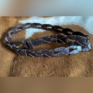 Handcrafted Leather Belt, M/L
